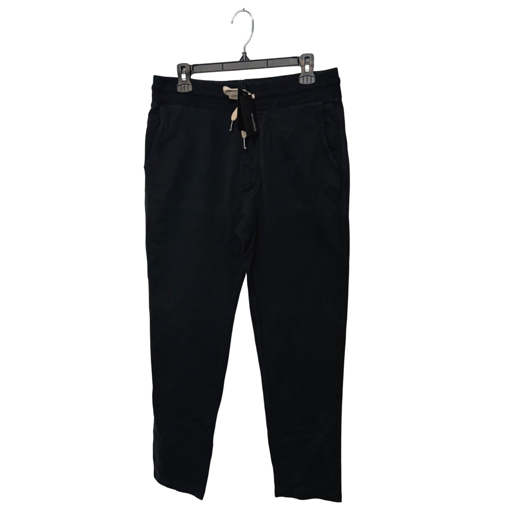 Buck Mason Brushed Loopback Trouser Mens Small Black Storm Venice Wash Sweatpant